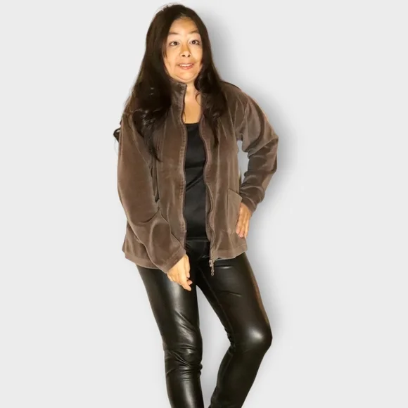 DOUBLE SPEED WOMENS ZIP UP SHACKET - Picture 2 of 6